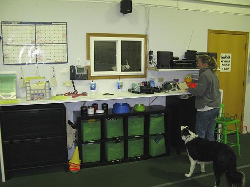 Sue keeping an eye on class