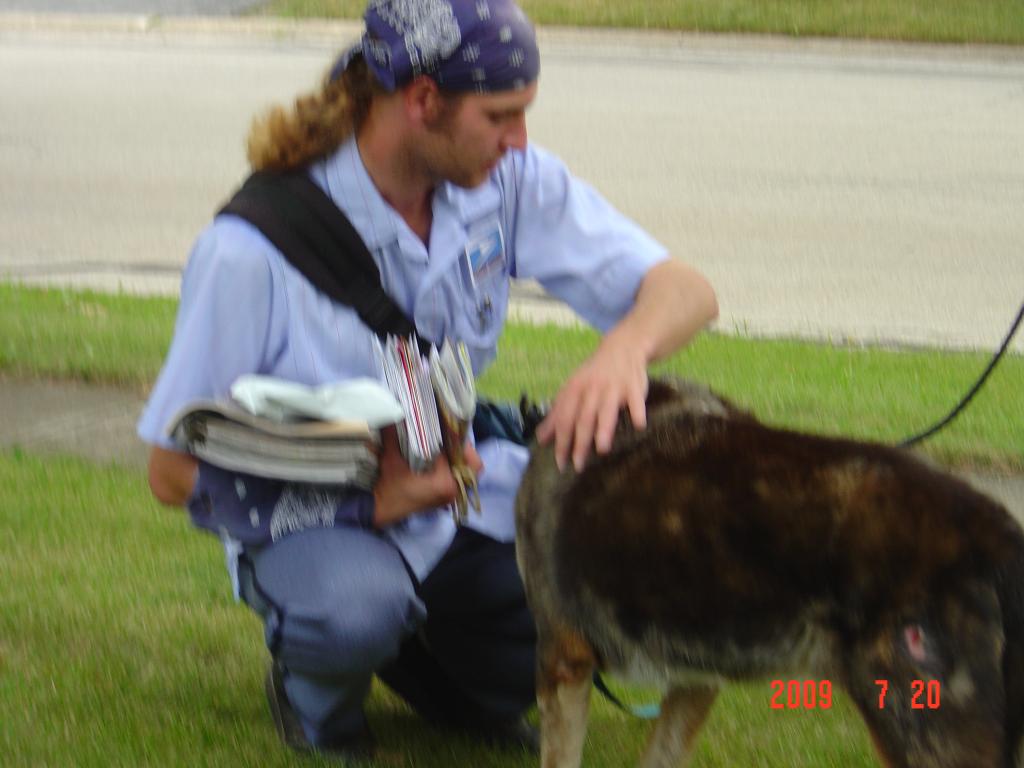 Meeting the mailman