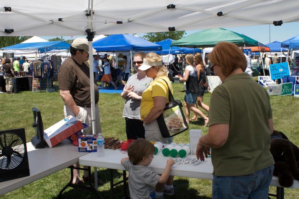 Kathie and Sara and Oswego Prairie Fest 2010